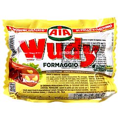 Сосиски з сиром Вуді Wudy сheese 150g 25шт/ящ (Код: 00-00017812)