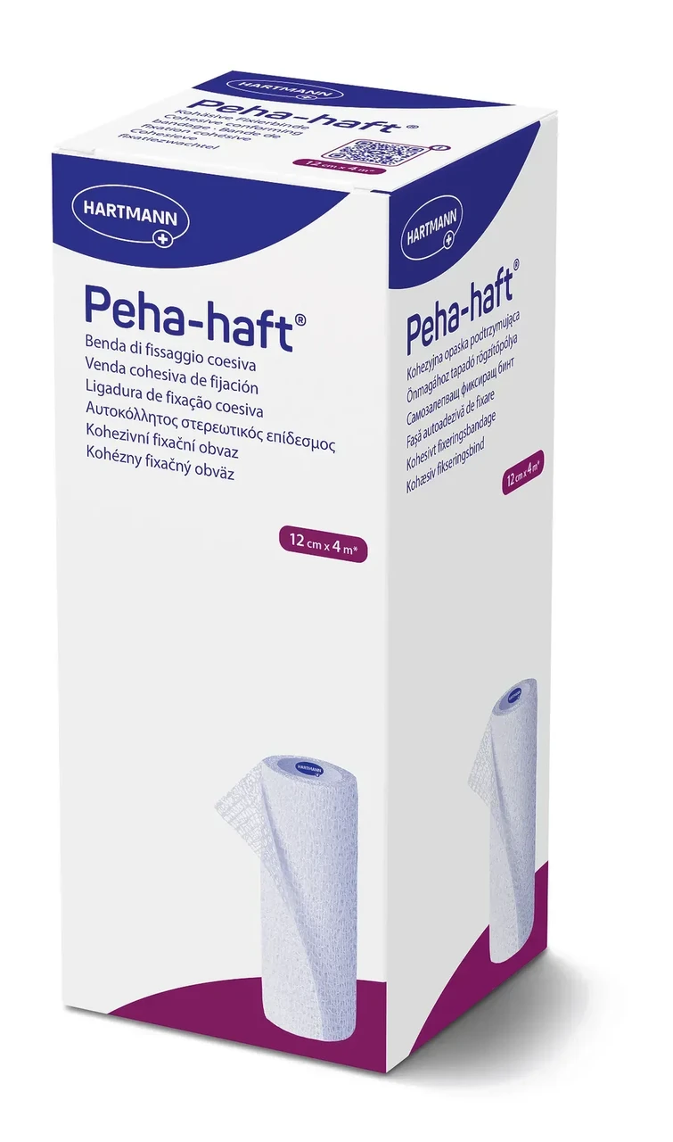 Бинт когезивний самофіксуючий Peha-haft 12см х 4м, фото 1