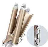 Потрійна плойка Geemy GM 1988 Culer, фото 3