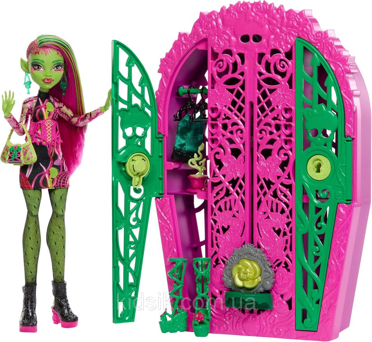 Шарнірна лялька Монстер Хай Венера МакФлайтрап Садові таємниці Monster High Skulltimate Secrets Garden Mysteries, фото 1