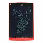 Електронний LCD планшет для малювання 8,5" Червоний / Дошка для малювання та записів / Дитяча планшетка, фото 4