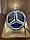 Лед емблема решітки радіатора Mercedes-Benz C-class W204 2007-2014 Лед підсвітка C-клас колір хром, фото 3