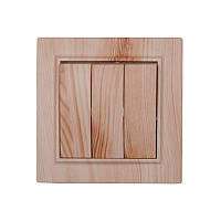 Вимикач потрійний, Enzo  біле дерево