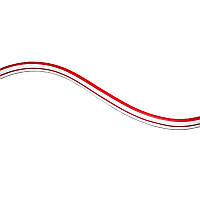 LED неонова стрічка 10Вт 12В 6х12 мм SMD2835 120 діодів 120Лм/Вт червоний, серія Neon, гарантія 3 роки