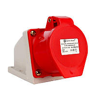 Роз'єм силовий штепсельний стаціонарний 5x16 3P+PE+N, 16А, 380-415 В, IP44