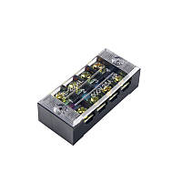 Клемна колодка в корпусі 4 клемних пари, 25A