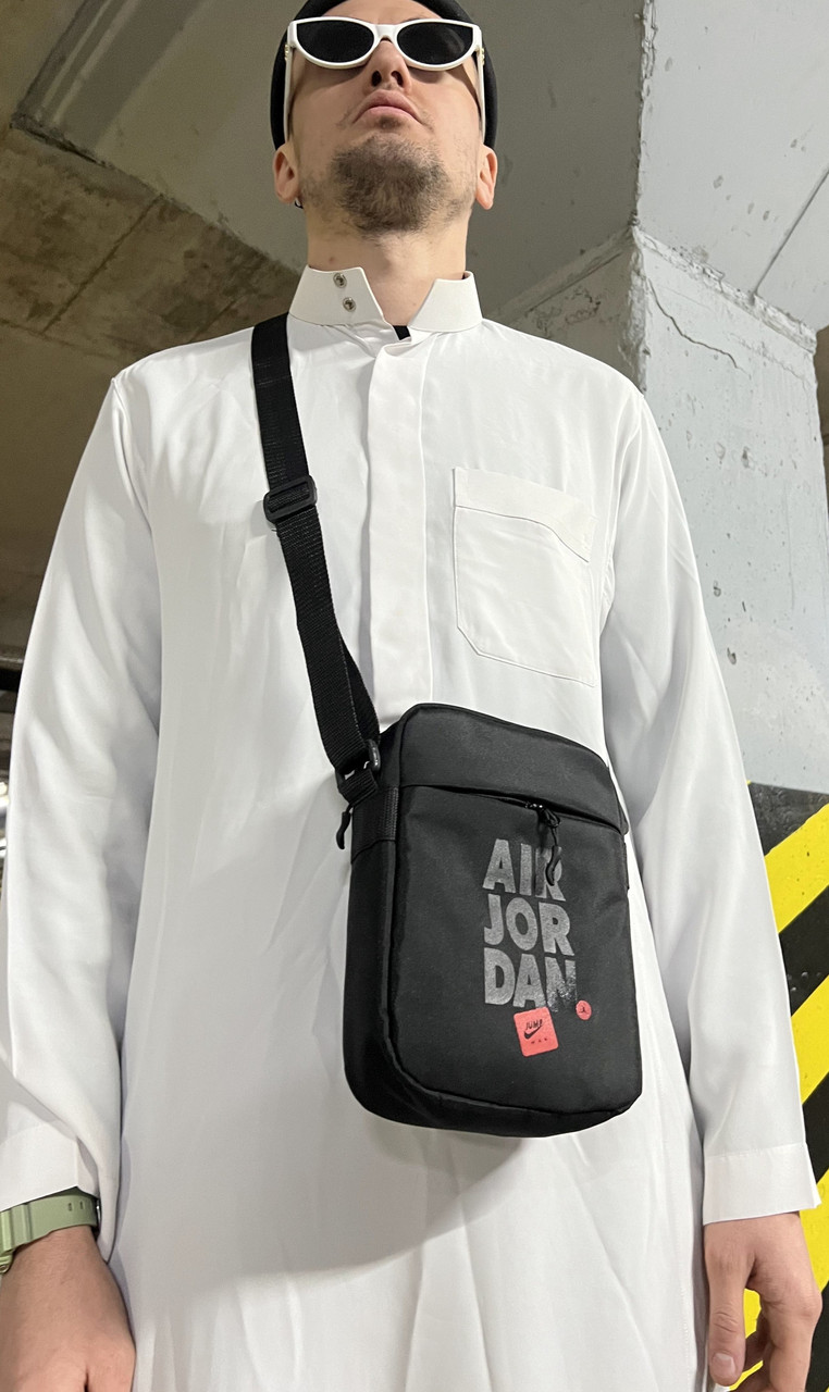 Барсетка чоловіча з відділеннями - ідеальна для повсякденного носіння Jordan