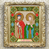 Алмазна техніка ТМ "ArtSolo".Святий Князь Петро і Свята Княжна Февронія АТ5012