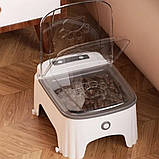 Автоматична годівниця для сухого та вологого корму Розумна автогодівниця для котів та собак з датчиком руху, фото 5