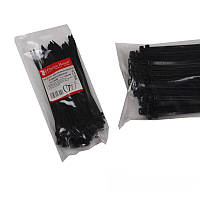 Стяжка кабельна 5х200 мм, 100 шт., чорний