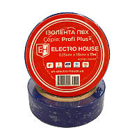 Синя  ізоляційна стрічка 11 м