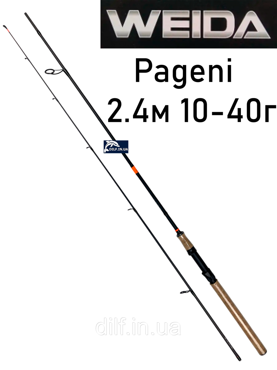 Спінінг WEIDA Pageni 2.4 м (10-40 г), фото 1