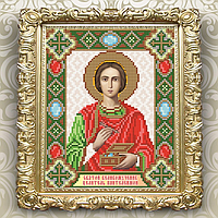 Алмазна техніка ТМ "ArtSolo".Святий Великомученик І Цілитель Пантелеймон АТ5015