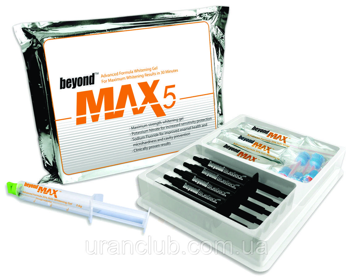 Професійна система відбілювання зубів Beyond MAX5 HP 35% для Голлівудської посмішки бейонд макс
