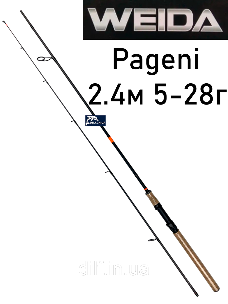 Спінінг WEIDA Pageni 2.4 м (5-28 г), фото 1