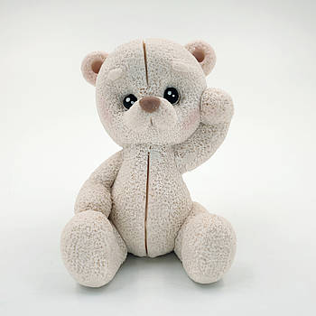 Шоколадна фігурка Ведмедик бежевий з лапкою