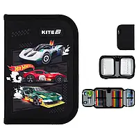 Пенал наповнений з олівцями 1 відділення 2 отвороти HW25-622H-1 Hot Wheels