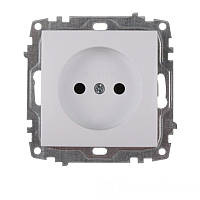 Механізм розетки без заземлення 16А, Enzo  білий