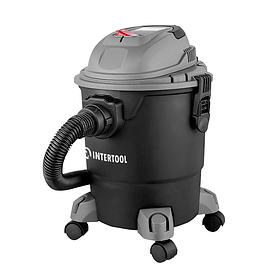 Пилосос промисловий DT-1020 для сухого та вологого прибирання 1200Вт бак 20л пластиковий будівельний