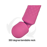 Вібратор мікрофон Малинового кольору, Стимулятор з вібрацією для клітора, Інтимні іграшки, фото 4