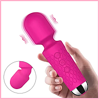 Вібратор мікрофон Малинового кольору, Стимулятор з вібрацією для клітора, Інтимні іграшки