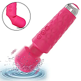 Вібратор мікрофон Малинового кольору, Стимулятор з вібрацією для клітора, Інтимні іграшки, фото 6
