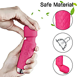 Вібратор мікрофон Малинового кольору, Стимулятор з вібрацією для клітора, Інтимні іграшки, фото 8