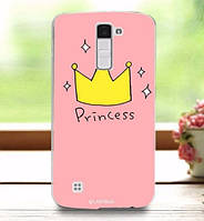 Силіконовий чохол бампер для LG K7 x210 з картинкою Принцеса