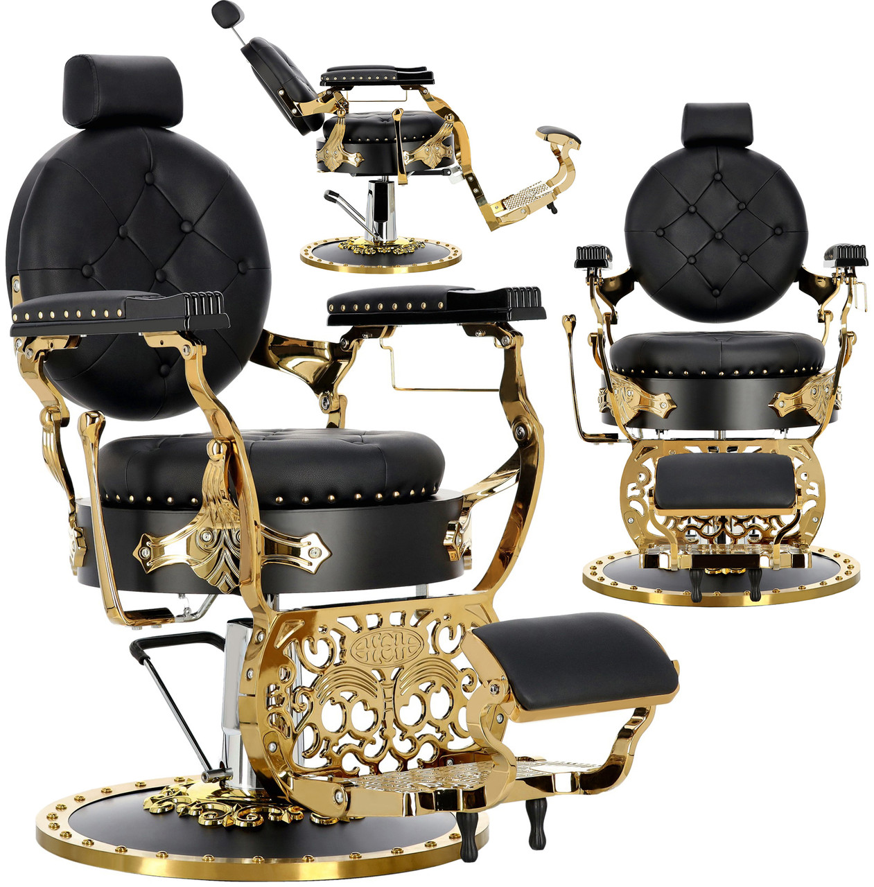 Гідравлічне перукарське крісло для салону та барбершопу ENZO-9169A David Barberking