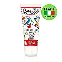 Дитяча органічна зубна паста Officina Naturae з вишневим смаком 75 мл