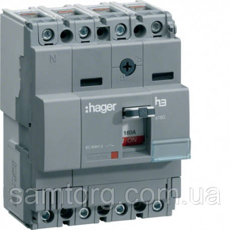 Автоматичний вимикач 25A 18KA 4 полюси HDA026L Hager