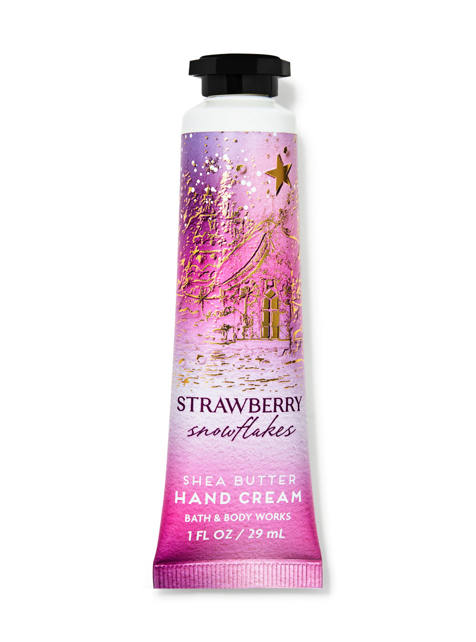 Парфумований крем для рук Strawberry Snowflakes від Bath & Body Works