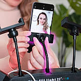 Світлодіодна кільцева RGB лампа MJ56 з пультом кольорове студійне відеосвітло для фото відео блогерів, фото 6