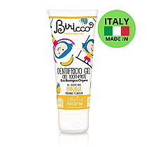 Дитяча органічна зубна паста Officina Naturae з банановим смаком 75 мл