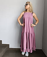 Сарафан в горошек