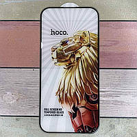 Захисне скло для iPhone 15 Pro Max Full Screen HD, повне покриття екрана! Hoco G9