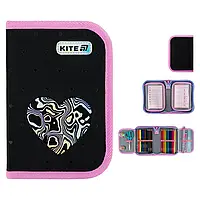 Пенал з наповненням Kite Love is K25-622H-3 1 відділення 2 відвороти