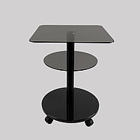 Стіл журнальний Commus Bravo Light 400 Kv gray-black-blm60