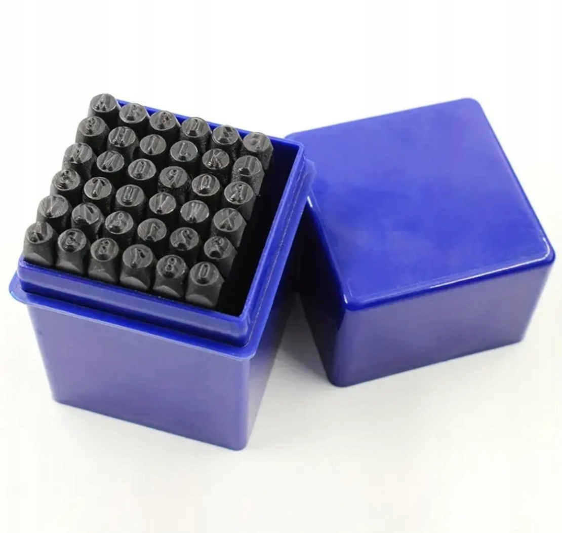 Клейма букв + цифровые 5 мм 36 шт STONER S12100