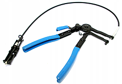 Щипцы для хомутов патрубков с гибким удлинителем Silver S10624