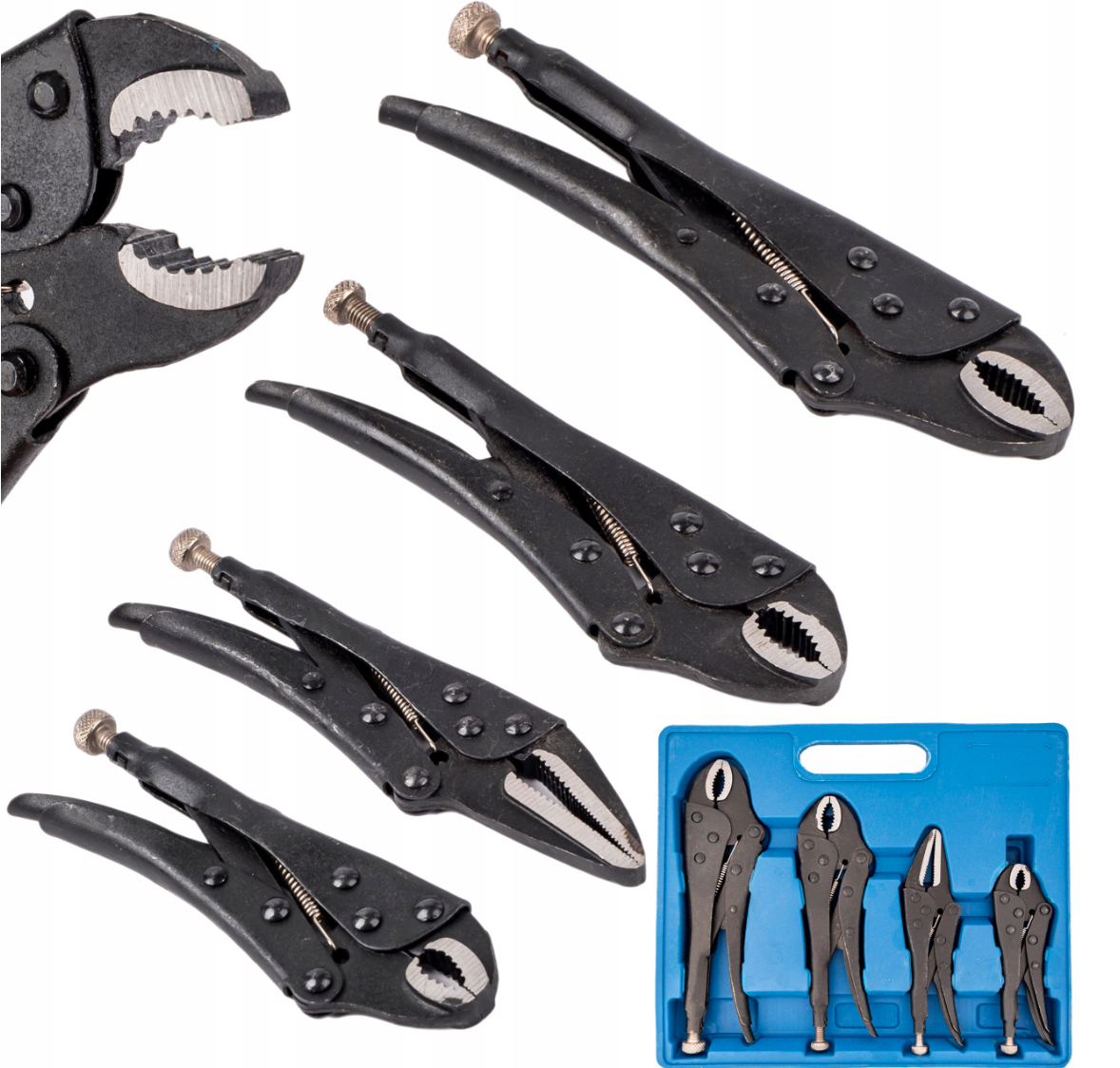 Клещи зажимные Морзе 4 шт. Falon-Tech FT0404