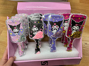 Гребінець для волосся з блискітками Salon Senior Hair Comb Kuromi