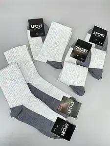 Чоловічі демісезонні шкарпетки широка резинка 41-44 взуття 12 пар/уп