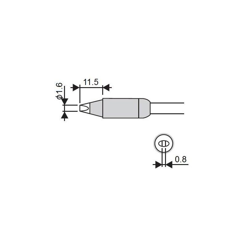 Паяльне жало Goot RX-85HSRT-1.6D