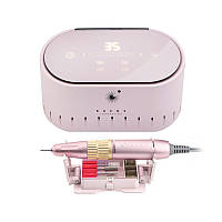 Фрезер для манікюру BUCOS Nail Drill X3 PRO LIGHT PINK (65W/35000об)