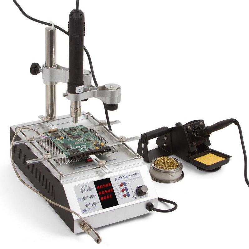 Термоповітряний ремонтний комплекс з ІЧ-передавачем AOYUE Int866