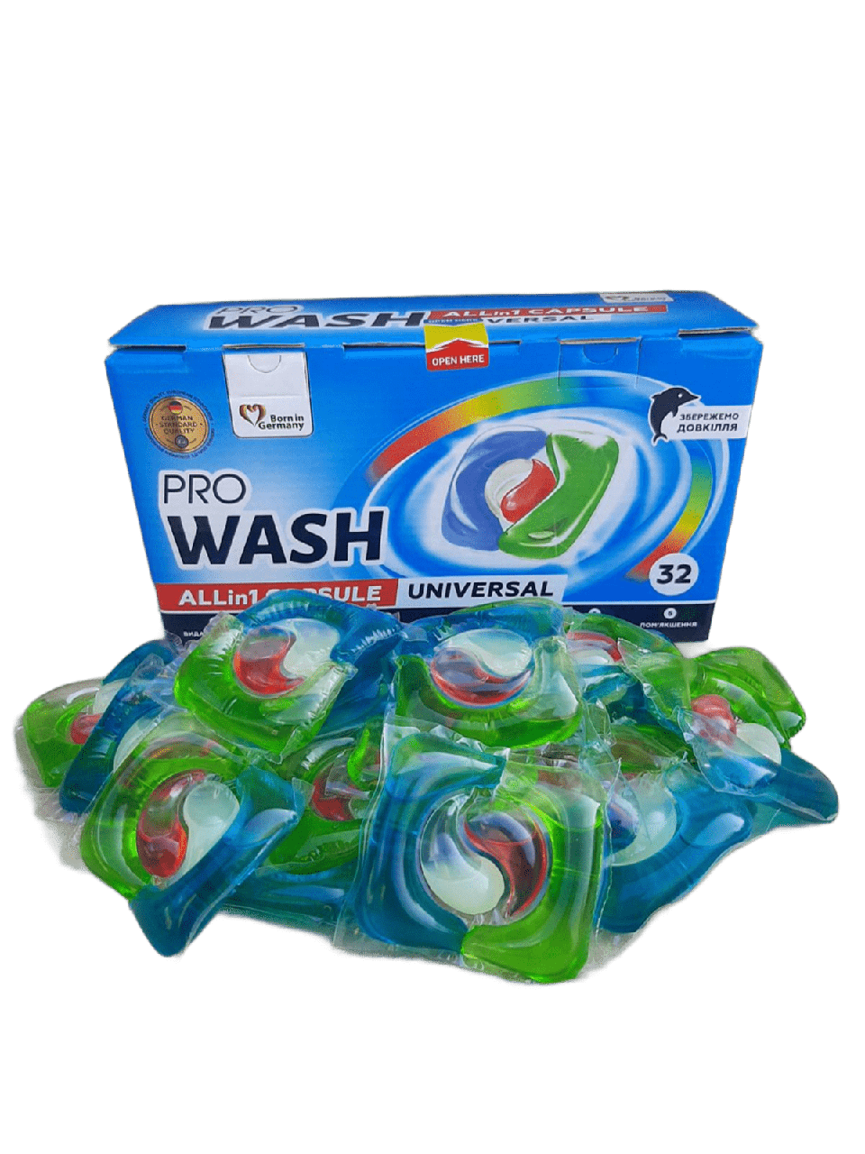 Універсальні капсули - диски чотирьох компонентні для прання поштучно.(Pro wash, tide, ariel, persil), фото 1