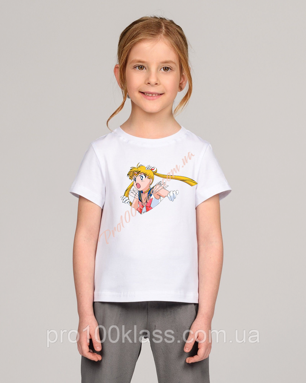 Футболка дитяча підліткова Sailor Moon Сейлор Мун, фото 1