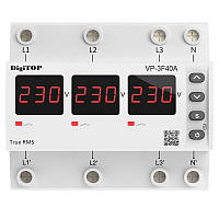 Трифазне Реле напруги 40А – VP-3F40A M6R DigiTOP