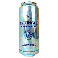 Пиво безалкогольне світле Отінгер Oettinger alkoholfrei 0% 500ml ж/б 24шт/ящ (Код: 00-00017681)